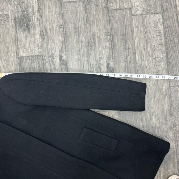 J. Crew Women's 2P Black Wool Pea Coats Jackets in GUC - Picture 9 of 9